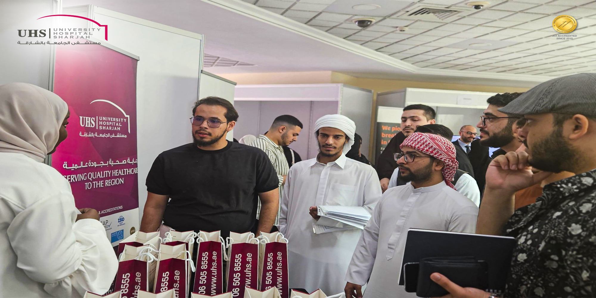 Career Fair Eventat the College of Health Sciences at the University of Sharjah
